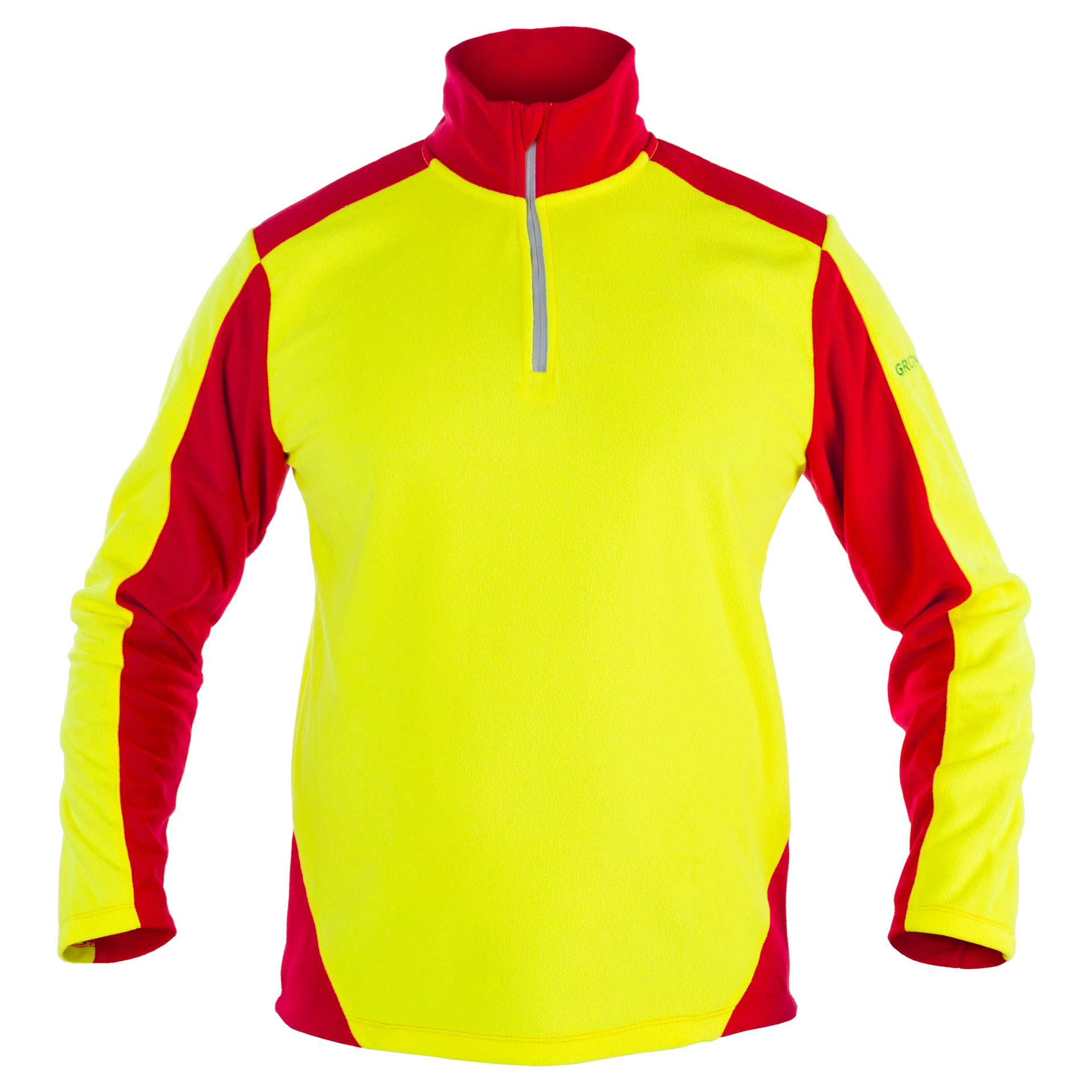 GRÜNHOLZ® Pro³® Fleeceshirt rot-gelb - KWF-Profi