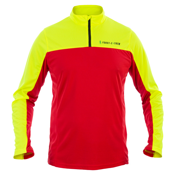 Forst-Extrem Beginner 2.0 Funktionsshirt - langarm - Rot-Gelb
