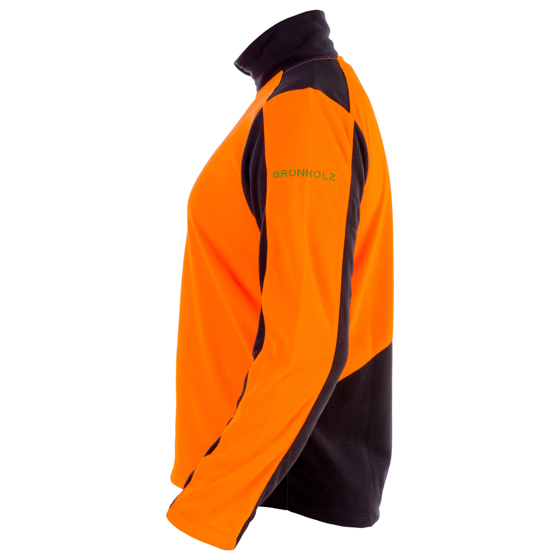 GRÜNHOLZ® Pro³® Fleeceshirt orange-anthrazit - KWF-Profi